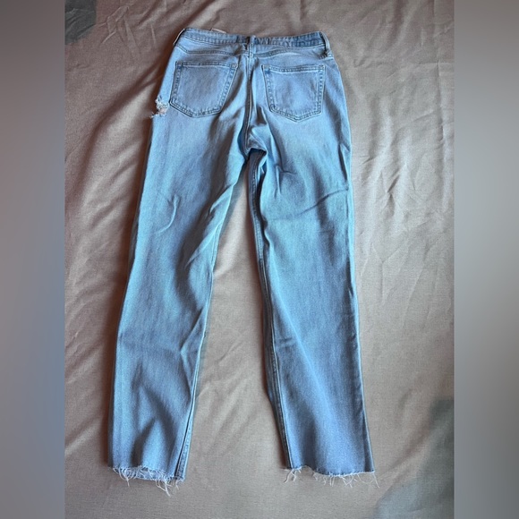 Hollister Ultra High Rise Vintage Straight Jeans Distressed Womens 5R W27 L27 - Picture 3 of 4